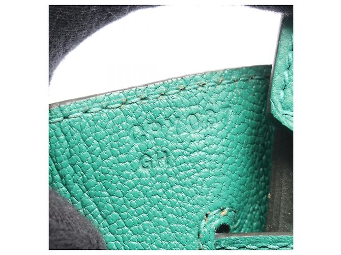 Hermès Hermes Birkin 30 Handtasche Grün - Ansicht 5