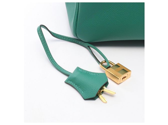 Hermès Hermes Birkin 30 Handtasche Grün - Ansicht 6