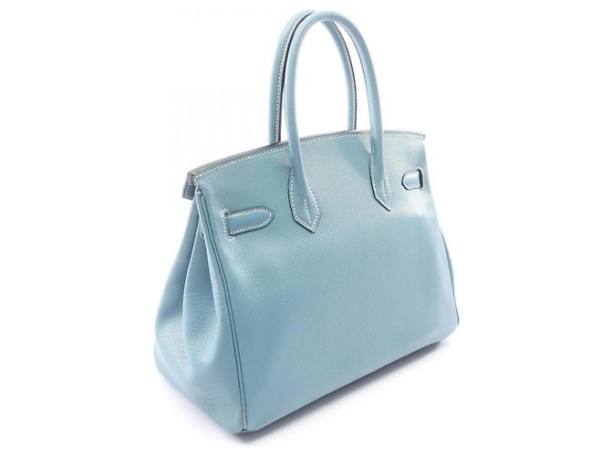 Hermès Sac à main Hermes Birkin 30 Bleu - vue 2