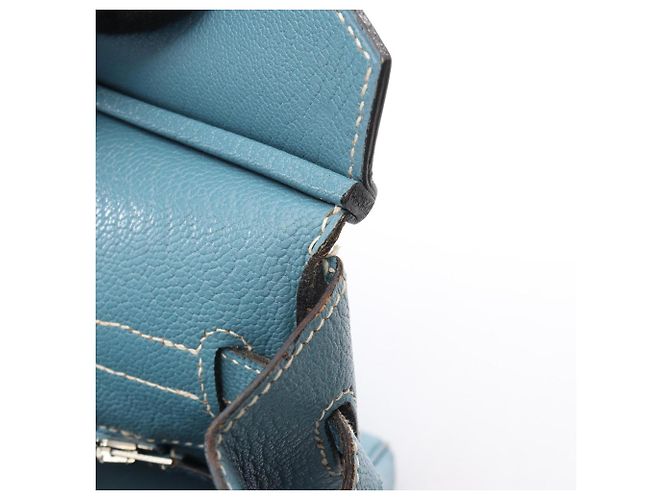 Hermès Sac à main Hermes Birkin 30 Bleu - vue 8