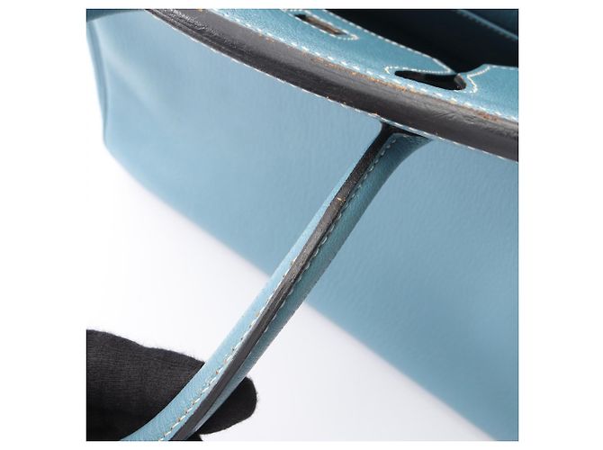 Hermès Sac à main Hermes Birkin 30 Bleu - vue 9