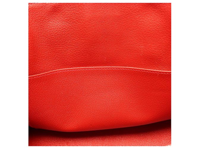 Hermès Borsa Hermes Birkin 30 in pelle Togo rossa Rosso - vista 9