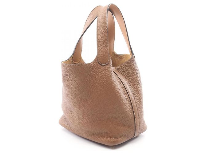 Hermès Hermes Picotin Lock PM Eclat Handtasche Braun - Ansicht 2