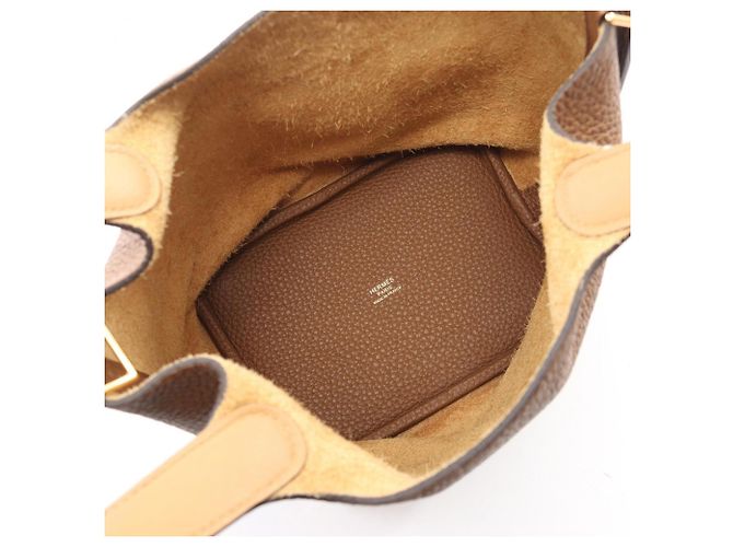 Hermès Hermes Picotin Lock PM Eclat Handtasche Braun - Ansicht 3