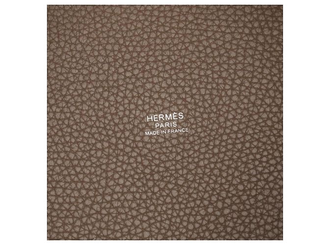 Hermès Picotin Lock MM Handtasche Braun Taupe - Ansicht 4