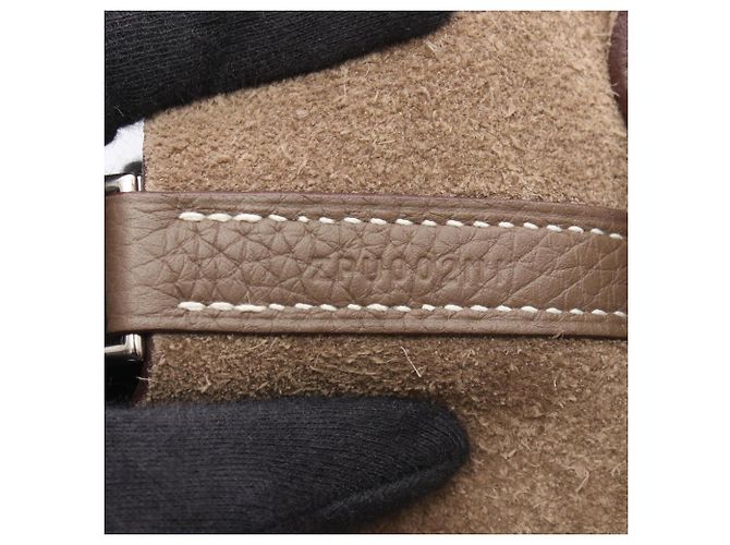 Hermès Picotin Lock MM Handtasche Braun Taupe - Ansicht 5