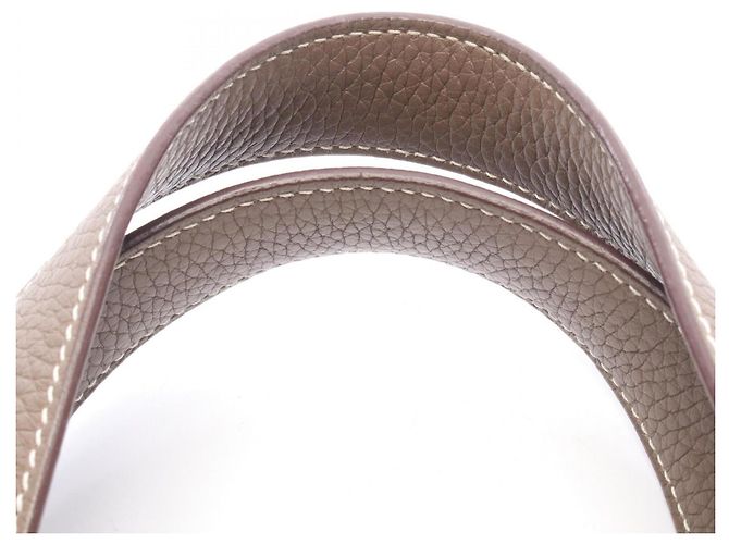 Hermès Picotin Lock MM Handtasche Braun Taupe - Ansicht 6