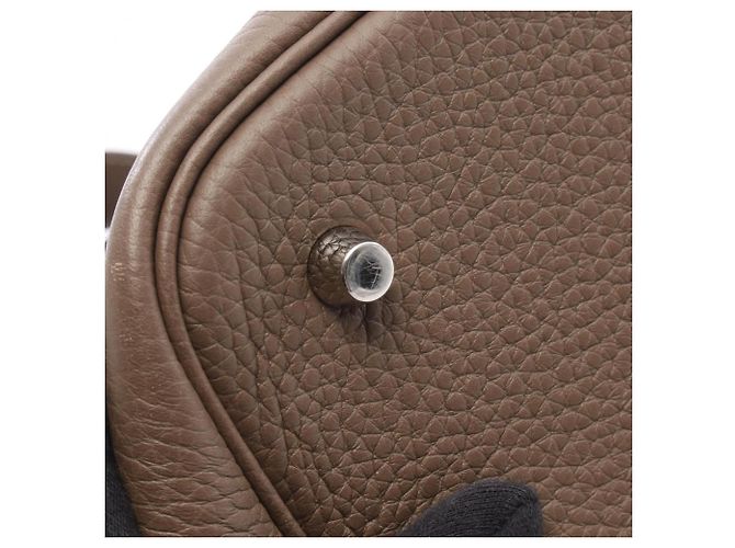 Hermès Picotin Lock MM Handtasche Braun Taupe - Ansicht 7