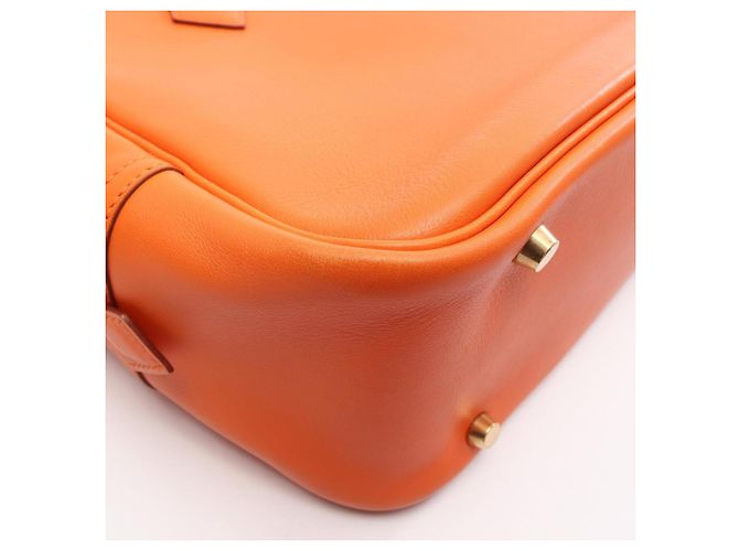 Hermès Hermes Plume 32 Handtasche Orange - Ansicht 10