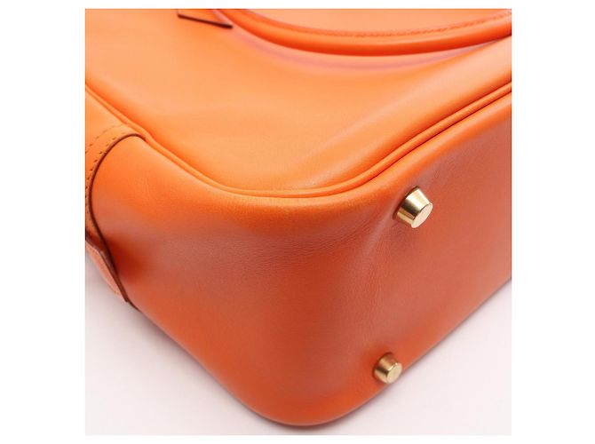 Hermès Hermes Plume 32 Handtasche Orange - Ansicht 11