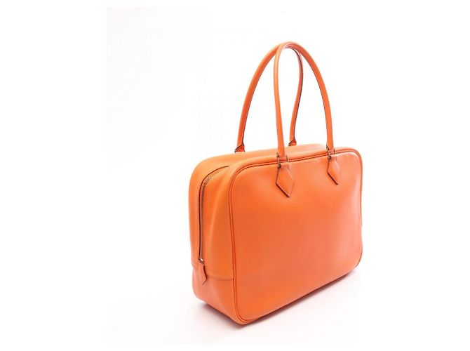 Hermès Hermes Plume 32 Handtasche Orange - Ansicht 2