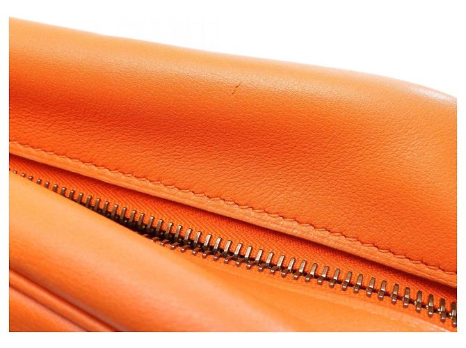 Hermès Hermes Plume 32 Handtasche Orange - Ansicht 7