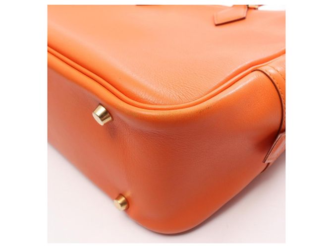 Hermès Hermes Plume 32 Handtasche Orange - Ansicht 9