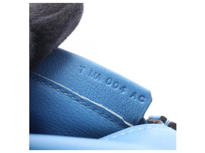Hermès Hermes Mini Plume 20 Handtasche Blau - Ansicht 5