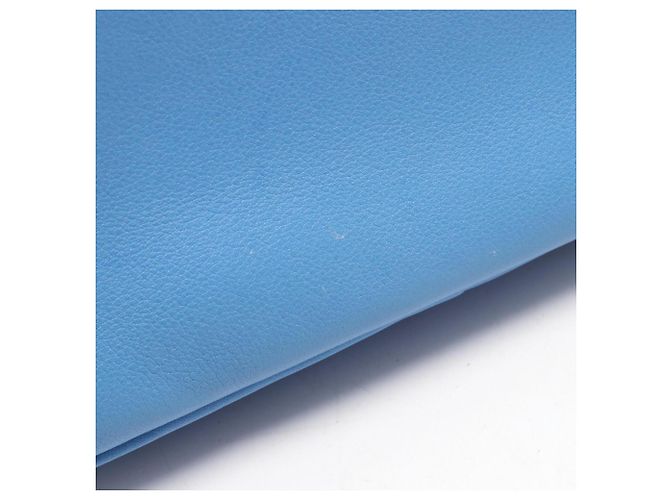 Hermès Hermes Mini Plume 20 Handtasche Blau - Ansicht 7