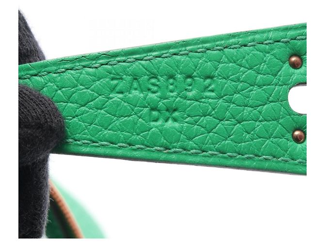 Hermès Borsa a tracolla Hermes Lindy 26 Verde - vista 5
