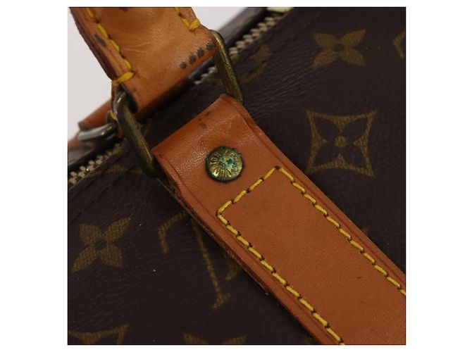 LOUIS VUITTON Monogram Keepall Bandouliere 55 Borsa Boston M41414 LV Auth 193973 Monogramma - vista 10