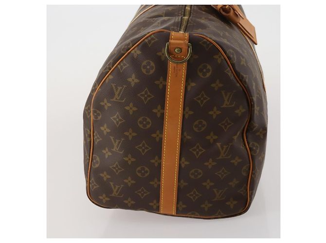LOUIS VUITTON Monogram Keepall Bandouliere 55 Borsa Boston M41414 LV Auth 193973 Monogramma - vista 4