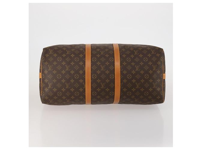 LOUIS VUITTON Monogram Keepall Bandouliere 55 Borsa Boston M41414 LV Auth 193973 Monogramma - vista 5