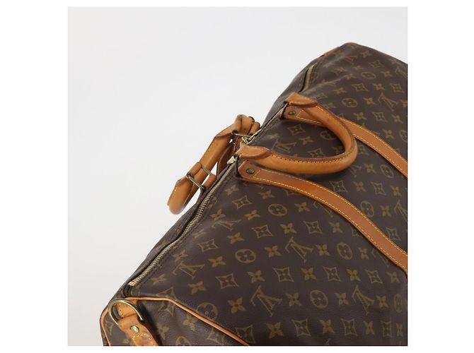 LOUIS VUITTON Monogram Keepall Bandouliere 55 Borsa Boston M41414 LV Auth 193973 Monogramma - vista 6