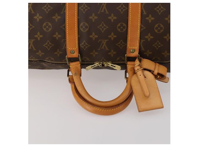 LOUIS VUITTON Monogram Keepall Bandouliere 55 Borsa Boston M41414 LV Auth 193973 Monogramma - vista 7