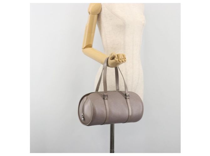 LOUIS VUITTON Epi Soufflot Hand Bag Lilac M5222B LV Auth 195964 Purple - view 23