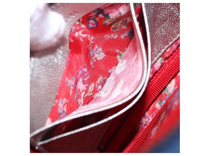 GUCCI Pochette in pelle Oro Argento 542202 Auth 196828V D'oro - vista 11