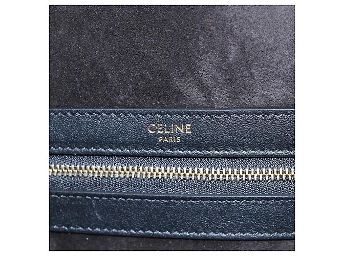 Céline Borsa CELINE Triomphe Chain Large Pliage Patapan in lana rossa e oro Auth 194727SAM Rosso D'oro - vista 19