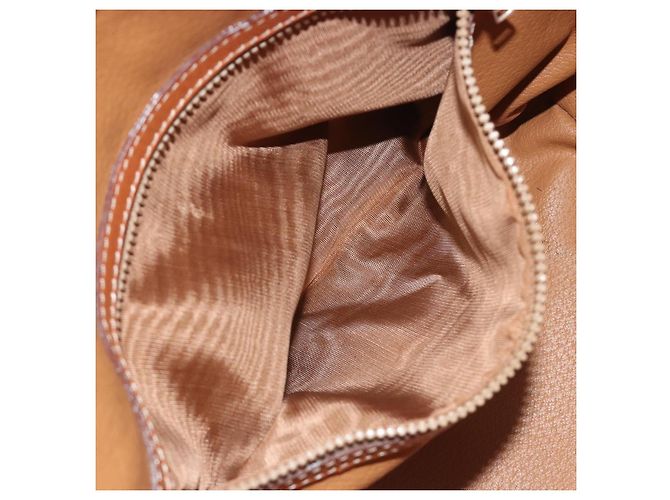 Céline Borsa a Tracolla CELINE Macadam Canvas PVC Pelle Marrone Oro Auth 194254A D'oro - vista 24
