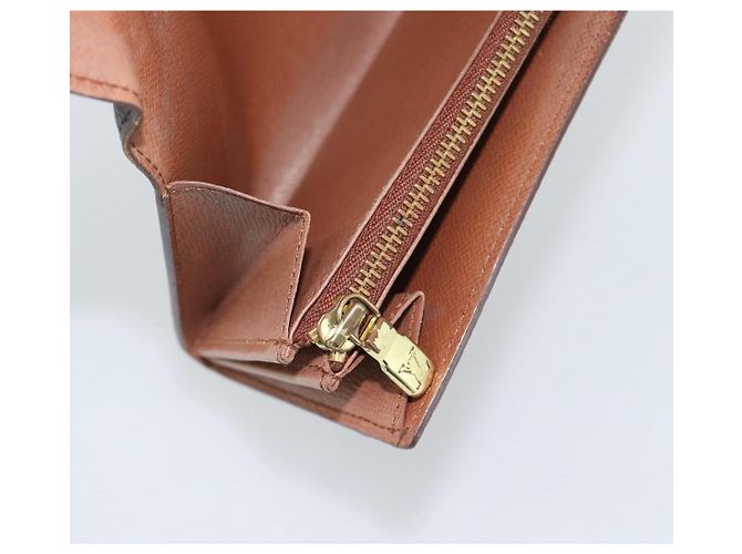 LOUIS VUITTON PochettePorte MonnaieCredit Long Wallet M61726 LV Auth bs36706 Monogramme - vue 10