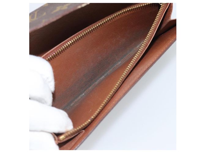 LOUIS VUITTON PochettePorte MonnaieCredit Long Wallet M61726 LV Auth bs36706 Monogramme - vue 11