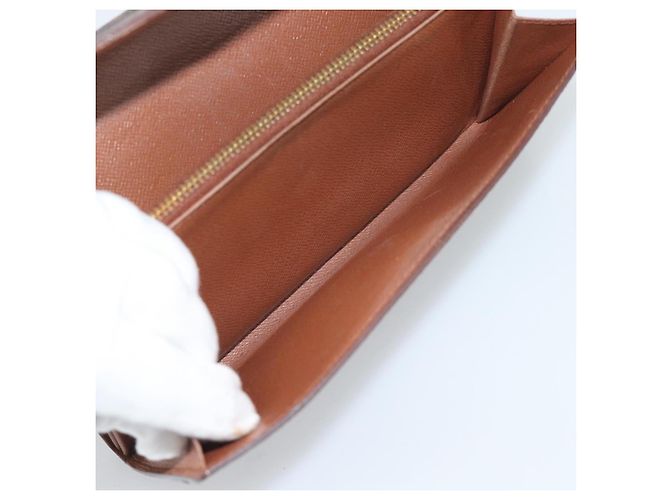 LOUIS VUITTON PochettePorte MonnaieCredit Long Wallet M61726 LV Auth bs36706 Monogramme - vue 18