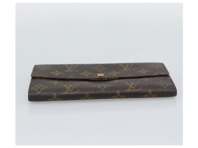 LOUIS VUITTON PochettePorte MonnaieCredit Long Wallet M61726 LV Auth bs36706 Monogramme - vue 6