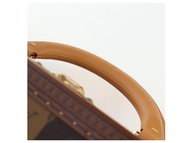 LOUIS VUITTON Monogram HUMAN MADE NIGO Cotoville 40 Trunk M20464 Auth BA14605SM Giallo Monogramma - vista 14