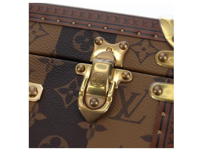 LOUIS VUITTON Monogram HUMAN MADE NIGO Cotoville 40 Trunk M20464 Auth BA14605SM Giallo Monogramma - vista 18