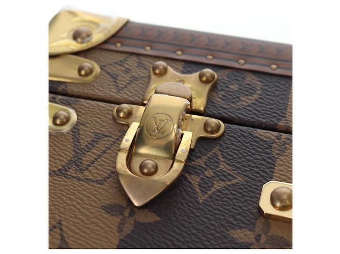 LOUIS VUITTON Monogram HUMAN MADE NIGO Cotoville 40 Trunk M20464 Auth BA14605SM Giallo Monogramma - vista 19