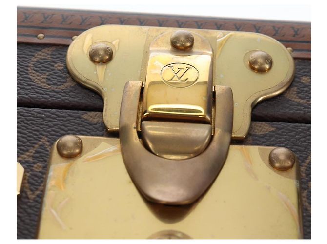 LOUIS VUITTON Monogram HUMAN MADE NIGO Cotoville 40 Trunk M20464 Auth BA14605SM Giallo Monogramma - vista 20