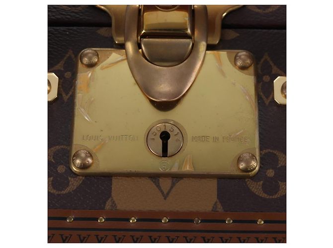 LOUIS VUITTON Monogram HUMAN MADE NIGO Cotoville 40 Trunk M20464 Auth BA14605SM Giallo Monogramma - vista 21