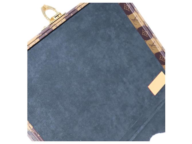 LOUIS VUITTON Monogram HUMAN MADE NIGO Cotoville 40 Trunk M20464 Auth BA14605SM Giallo Monogramma - vista 23