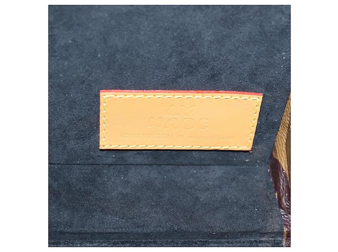 LOUIS VUITTON Monogram HUMAN MADE NIGO Cotoville 40 Trunk M20464 Auth BA14605SM Giallo Monogramma - vista 24