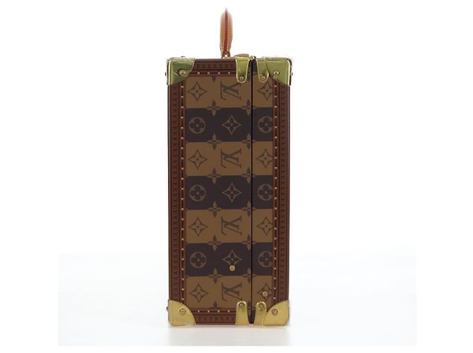 LOUIS VUITTON Monogram HUMAN MADE NIGO Cotoville 40 Trunk M20464 Auth BA14605SM Giallo Monogramma - vista 4