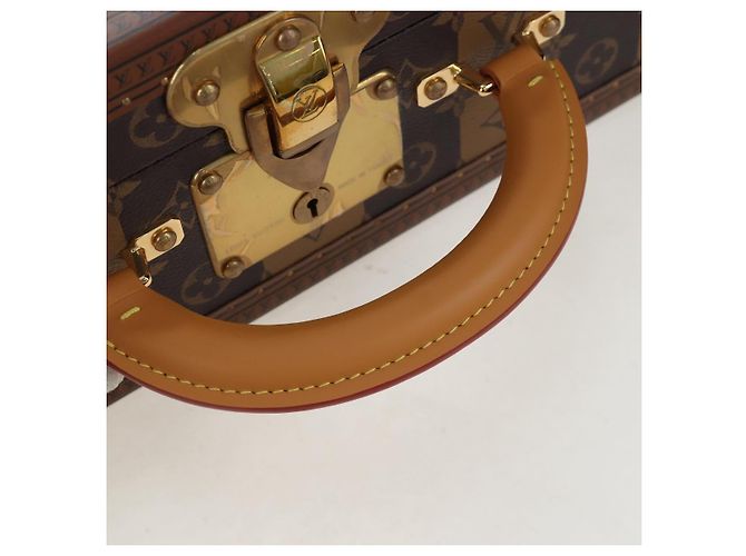 LOUIS VUITTON Monogram HUMAN MADE NIGO Cotoville 40 Trunk M20464 Auth BA14605SM Giallo Monogramma - vista 7