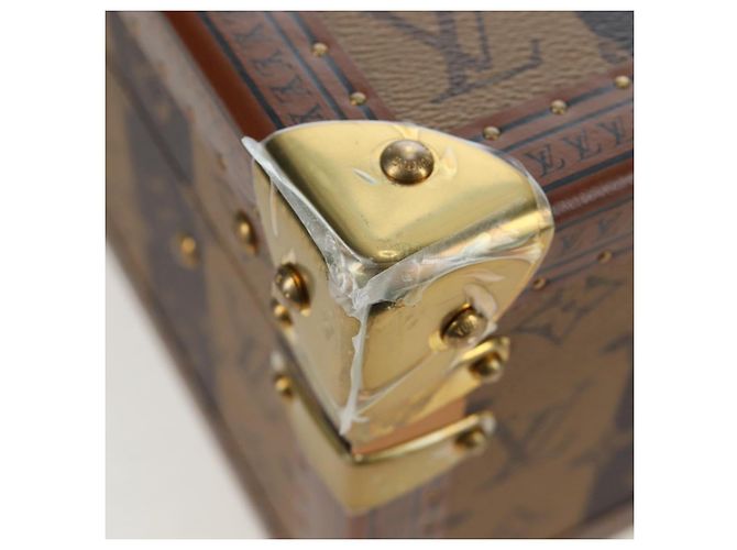 LOUIS VUITTON Monogram HUMAN MADE NIGO Cotoville 40 Trunk M20464 Auth BA14605SM Giallo Monogramma - vista 8