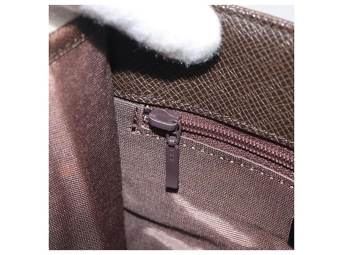 Borsa a tracolla BURBERRY Nova Check Canvas Beige Silver Auth 196117 Argento - vista 21