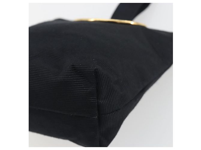 Céline CELINE Circle Pouch Canvas Black Gold Auth 195098A Nero D'oro - vista 9