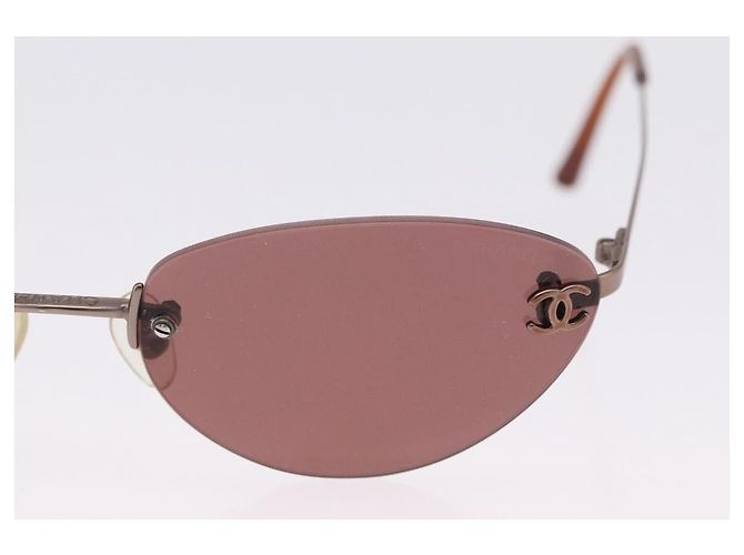 Gafas de sol CHANEL COCO Marca Marrón CC Auth 195921V Castaño - vista 4