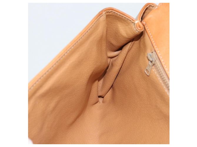 Céline Borsa a pochette CELINE Macadam PVC Beige Gold Auth 194369 D'oro - vista 19