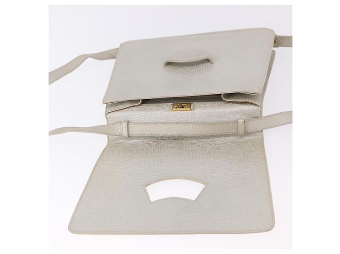 Borsa LOEWE Barcelona in pelle 2way Argento Auth ka5685V - vista 10