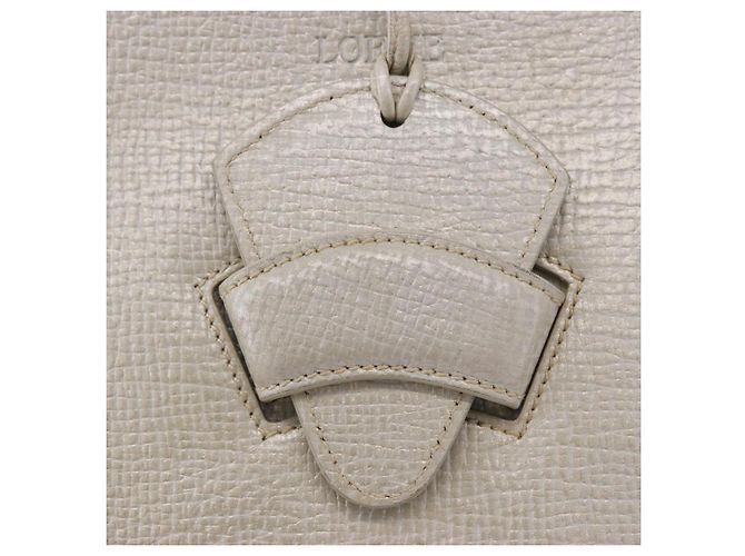 Borsa LOEWE Barcelona in pelle 2way Argento Auth ka5685V - vista 19