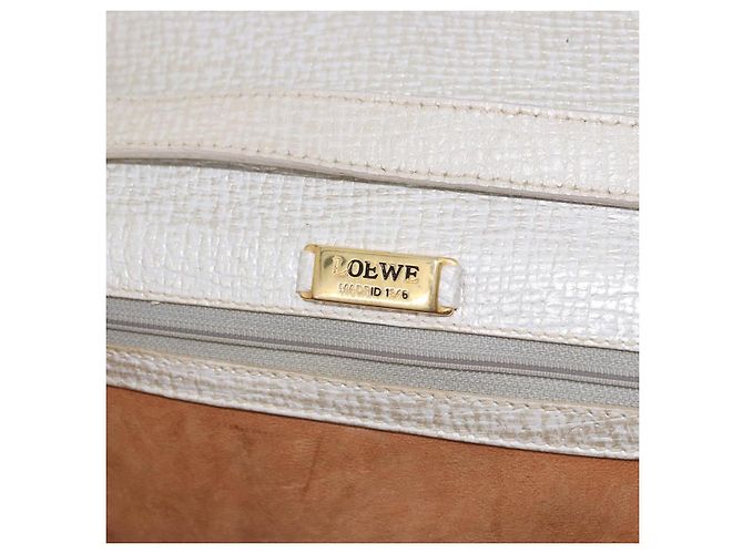 Borsa LOEWE Barcelona in pelle 2way Argento Auth ka5685V - vista 20